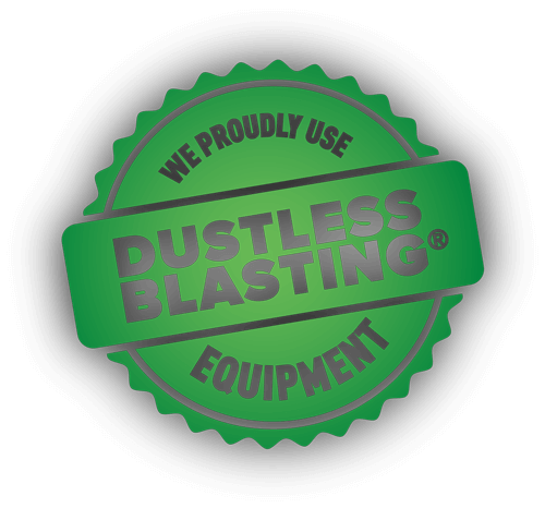 we-porudly-use-dustless-blasting-equipment-badge